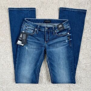 Silver Jeans Co. Tuesday Low Rise Slim Boot Jeans - size 26x35